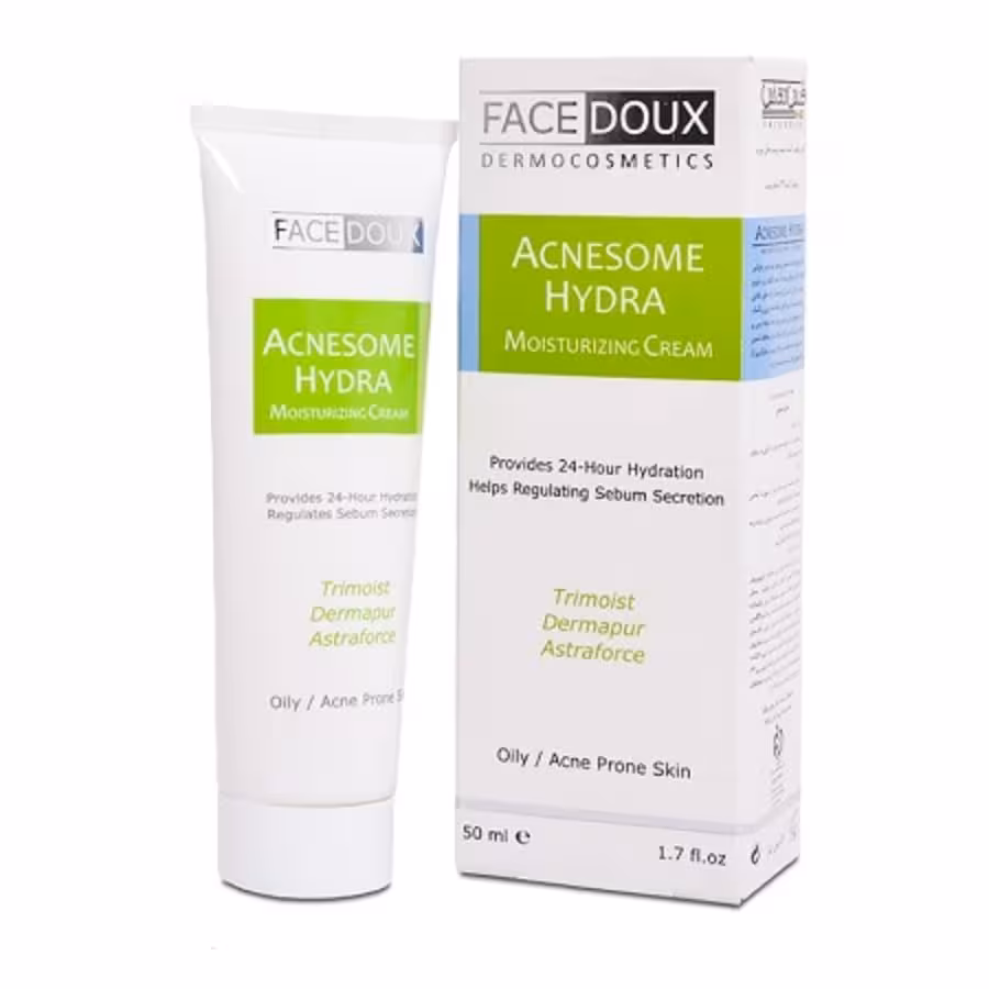 کرم مرطوب کننده آکنه زوم هیدرا فیس دوکس مناسب پوست های چرب و مختلط