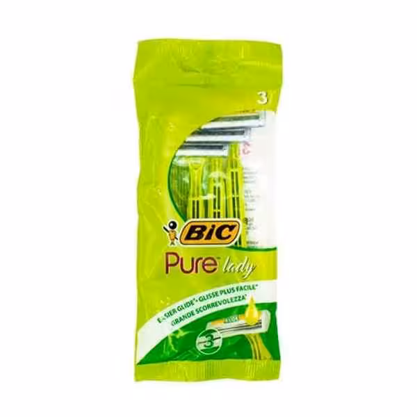 خودتراش زنانه بیک مدل Pure 3 lady بسته 3 عددی