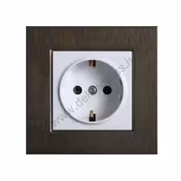 پریز برق ارت دار مکانیزم آسا سفید