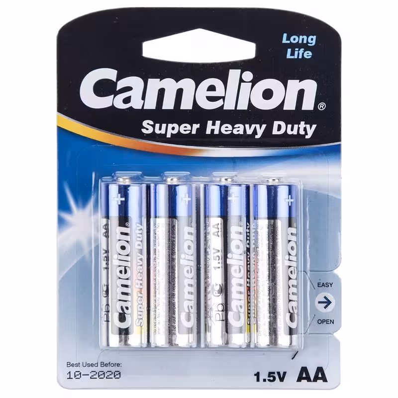 باتری قلمی کملیون مدل Super Heavy Duty بسته 4 عددی