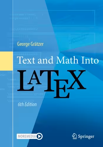 خرید و دانلود نسخه کامل کتاب Text And Math Into LaTeX