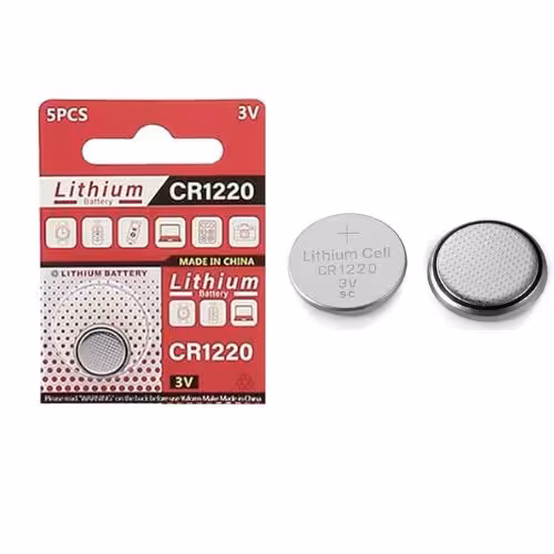 باتری سکه ای سایز CR1220 برند لیتیوم