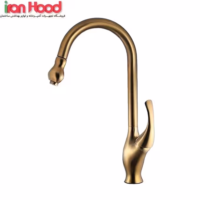 شیر ظرفشویی البرز روز مدل ارکیده طلامات (شلنگدار)