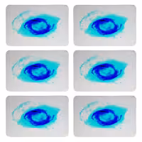 زیربشقابی طرح آبرنگی کد 9006 بسته 6 عددی | کالا مکس