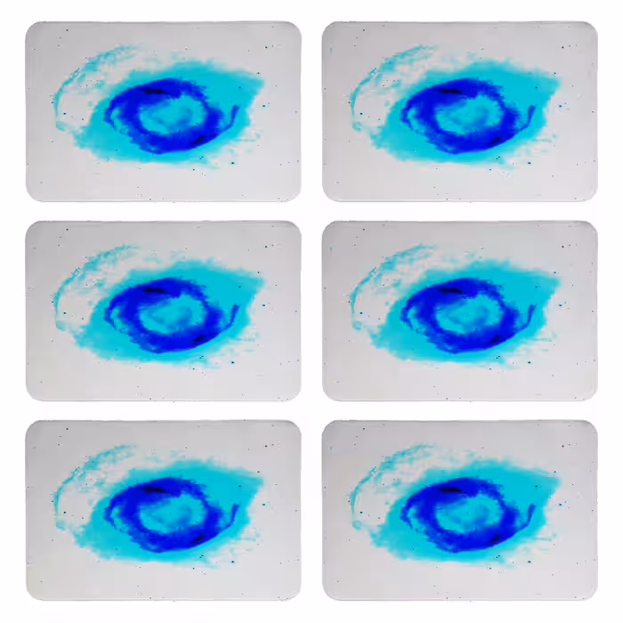 زیربشقابی طرح آبرنگی کد 9006 بسته 6 عددی | کالا مکس