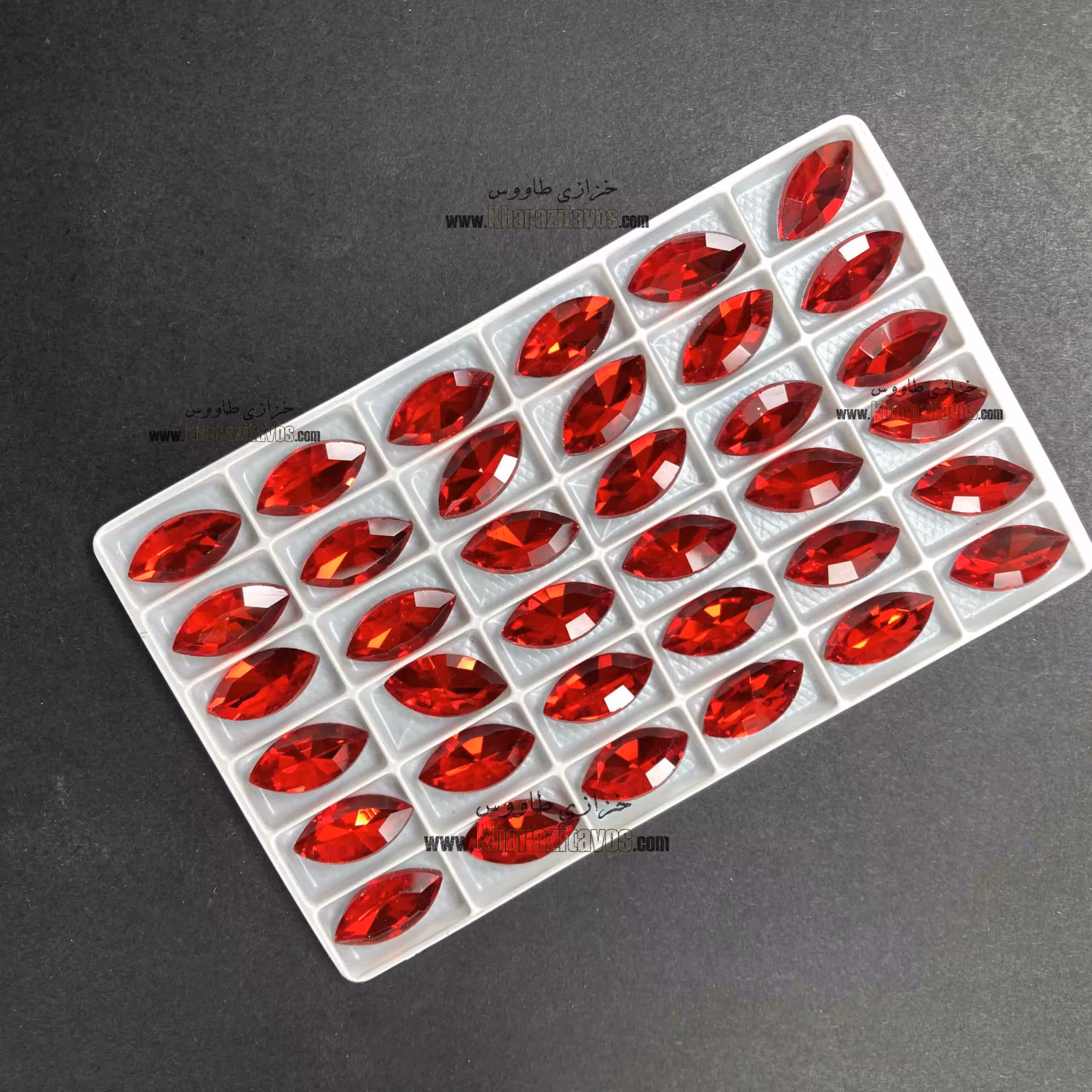 مارکیز چشمی 9 در 18 ( قرمز ) ورق 36 تایی