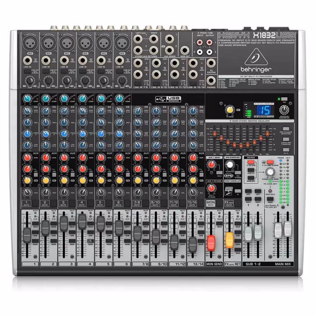 میکسر آنالوگ Behringer Xenyx X1832 USB