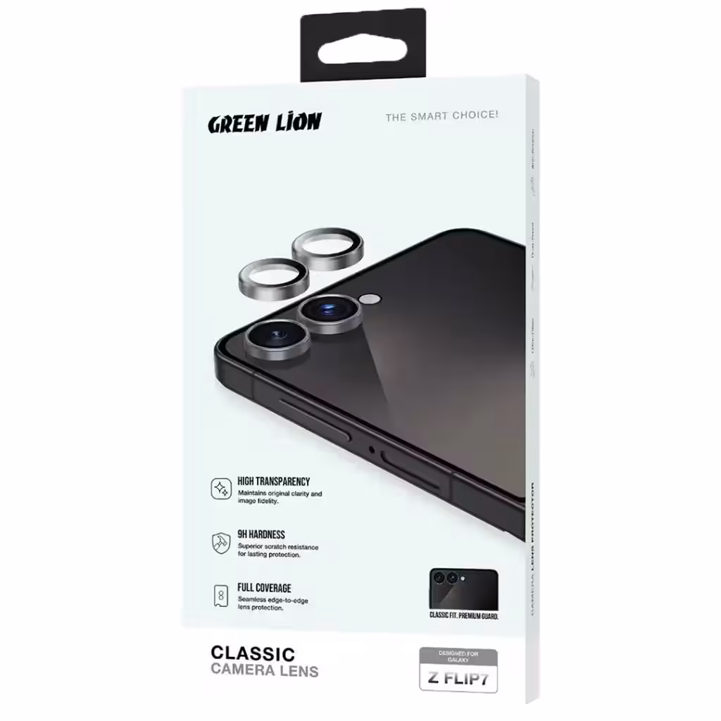 محافظ لنز دوربین کلاسیک زد فیلیپ 7 گرین Green Lion Classic Camera Lens for Z Flip 7