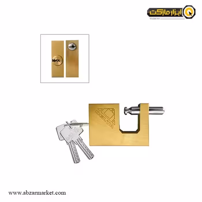 قفل کتابی دلتا برنجی کامپیوتری مدل A1090