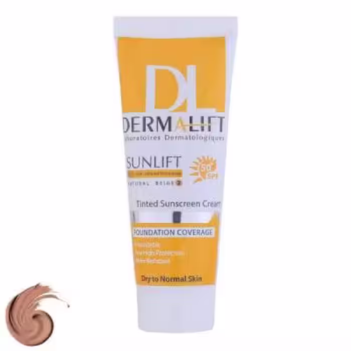 کرم ضد آفتاب درمالیفت مدل SPF50 پوست خشک 2، حجم 40 میلی‌لیتر