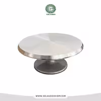 گردون کیک استیل خارجی سنگین 30 سانتی