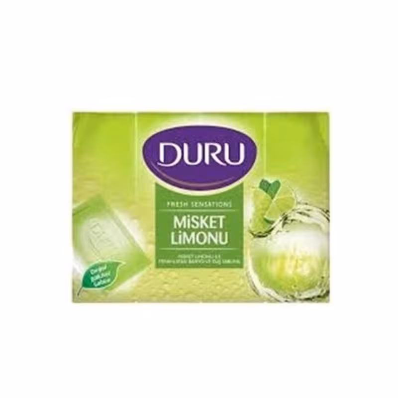 صابون حمام دورو DURU بسته 4عددی رایحه لیمو