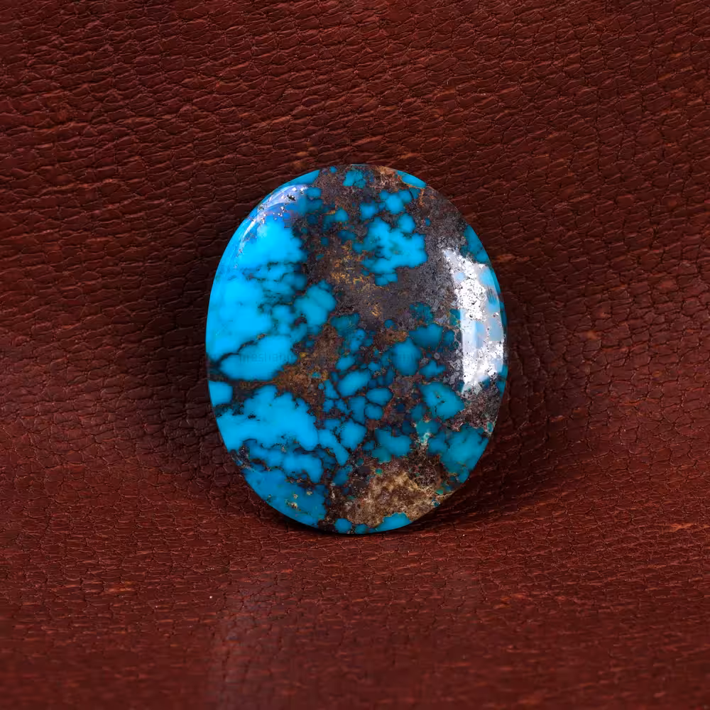 نگین فیروزه شجری کد 15179 - جواهری مشاهیر