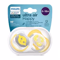 پستونک اولترا ایر فلیپس اونت PHILIPS AVENT طرح لیمو مناسب 18-6 ماه