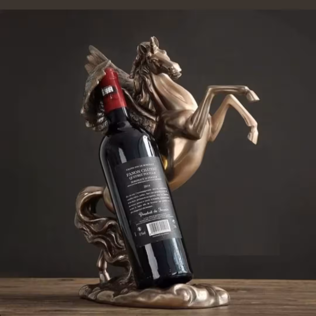 استند و پایه نگهدارنده بطری طرح اسب