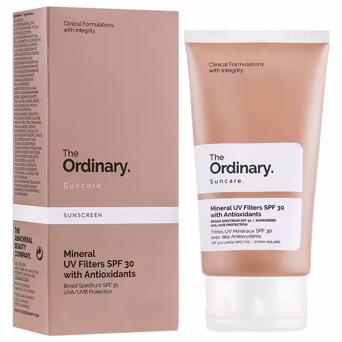 ضد آفتاب مینرال بی رنگ اوردینری SPF 30 حجم 50 میل