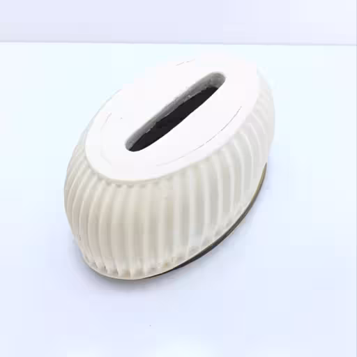 جا دستمالی پلی استری بیضی