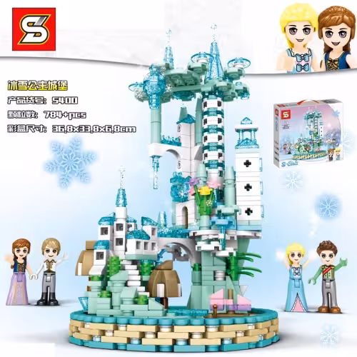 لگو بازی دخترانه مدل قلعه یخی کد 5400-SY
