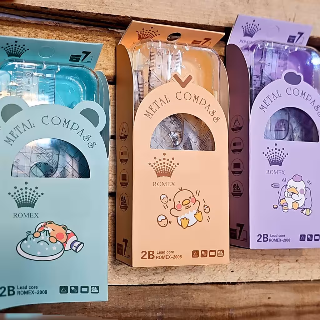 ست پرگار 7 تکه فانتزی Romex