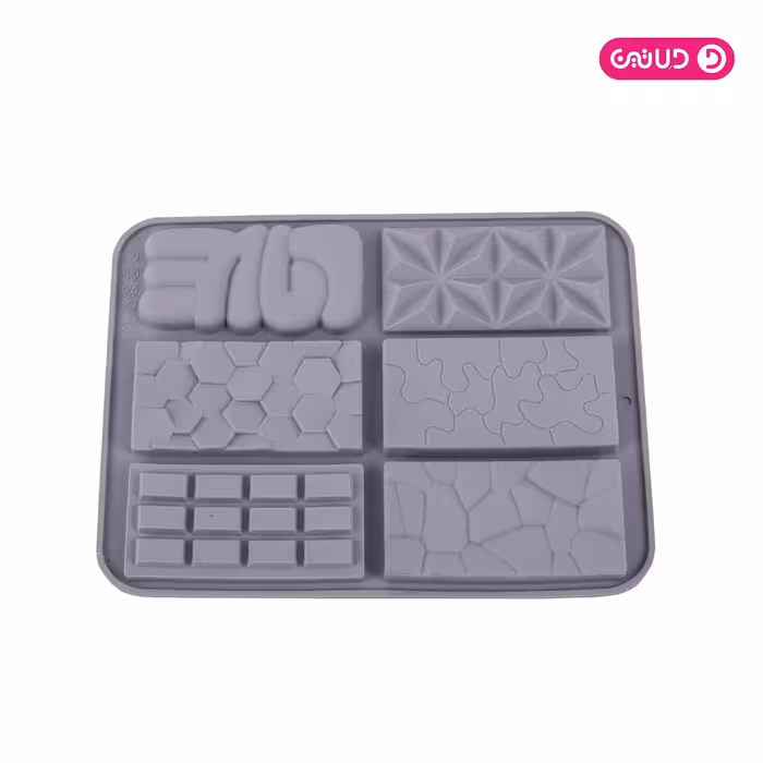 قالب سیلیکون شکلات میکس 6 خانه