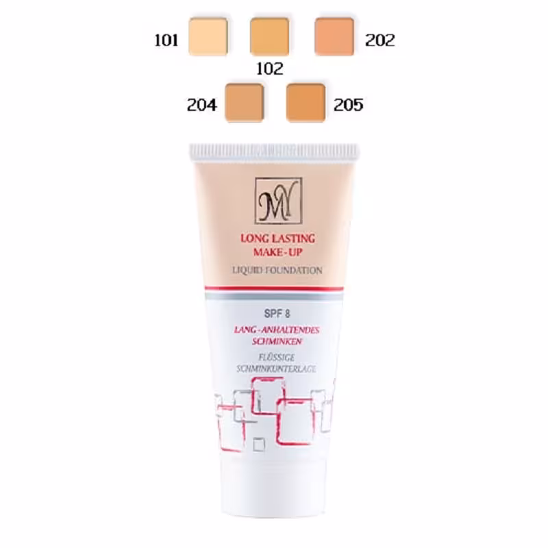 کرم پودر تیوپی مایع لانگ لستینگ کد 204 مای