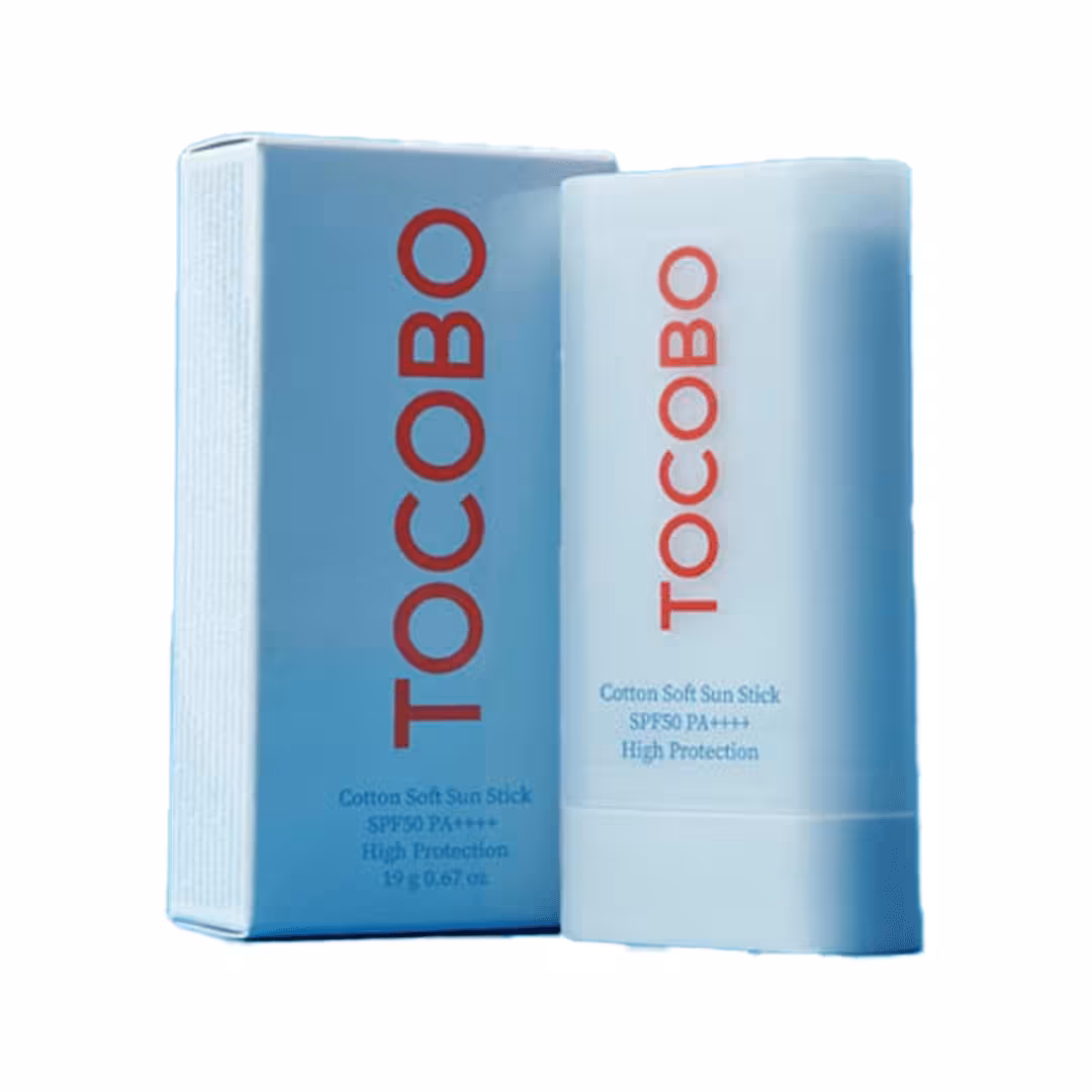 ضد آفتاب استیک  توکوبو آبی SPF50 حاوی عصاره پنبه Tocobo cotton soft sun stick spf50 pa