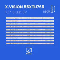 بک لایت تلویزیون ایکس ویژن مدل 55XTU765