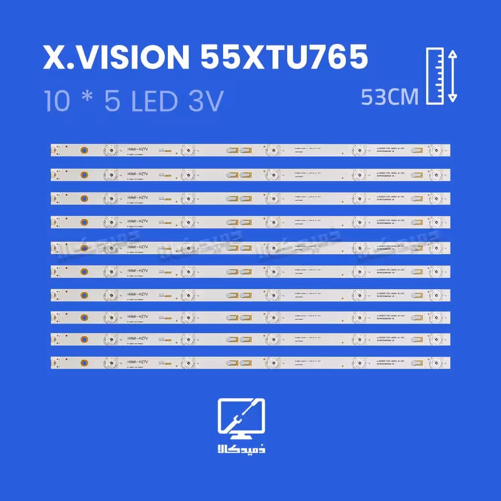 بک لایت تلویزیون ایکس ویژن مدل 55XTU765