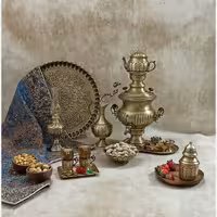 سماور زغالی برنجی 