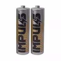باتری نیم قلمی ایمپالس IMPULS مدل Carbon base بسته 2 عددی