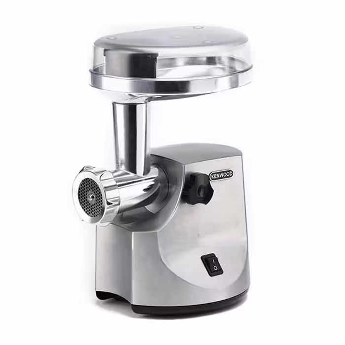 چرخ گوشت کنوود مدل MG510 ظرفیت 2 کیلوگرم با بدنه فلزی و 3 عدد شبکه