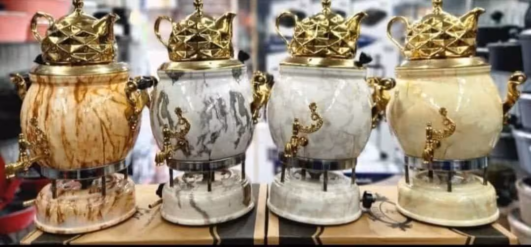 سماور آیلار 8 لیتر طرح سنگ (با ضمانت نامه شرکتی)