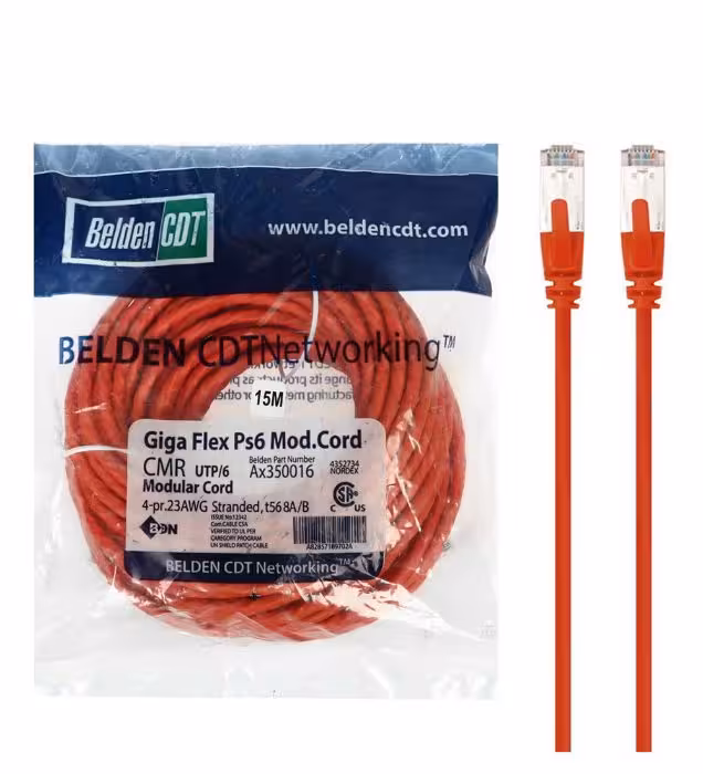 کابل شبکه 15 متری بلدن مدل CAT6