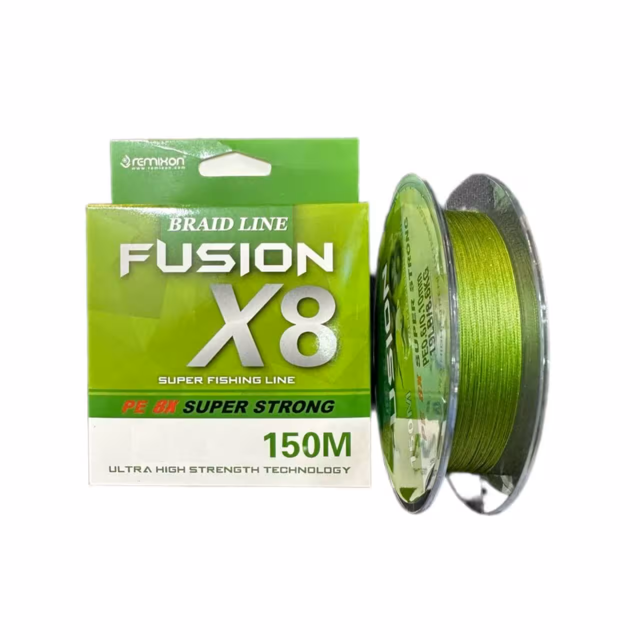 نخ ماهیگیری براید سبز رمیکسون مدل Fusion 8X طول 150 متر
