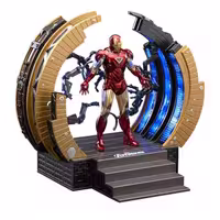 اکشن فیگور آیرون من مارک 6 | iron man MK6 Suit-up Gantry | از برند Zd toys