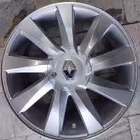 رینگ فابریک نقره‌ای رنو مگان (پارس خودرو) سایز 16x6.5، PCD 100x4
