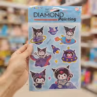 نقاشی الماسی استیکری کرومی وارداتی