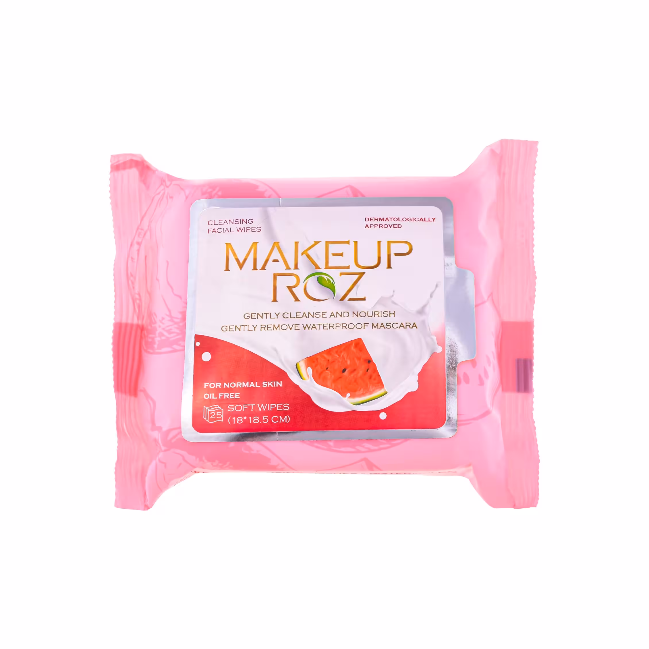 دستمال مرطوب میکاپ رز با رایحه هندوانه 25 عددی