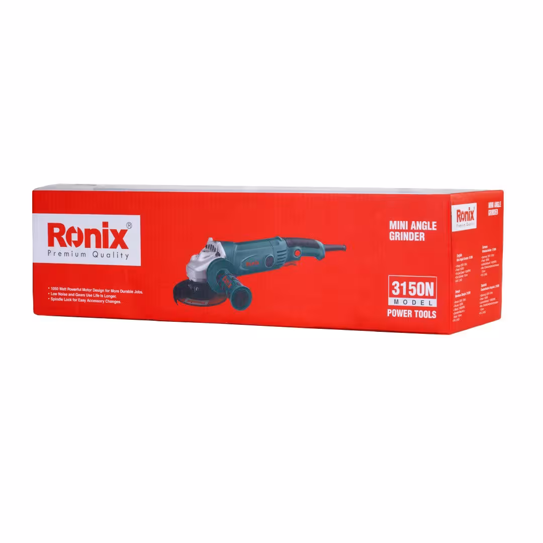  مینی فرز  دسته بلند 3150N رونیکس 1050 وات

 115 میلی متری