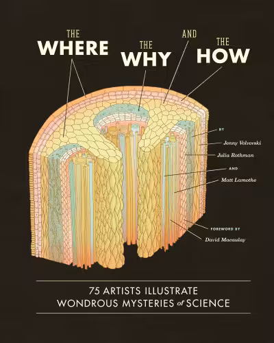خرید و دانلود نسخه کامل کتاب The Where, the Why, and the How: 75 Artists Illustrate Wondrous Mysteries of Science