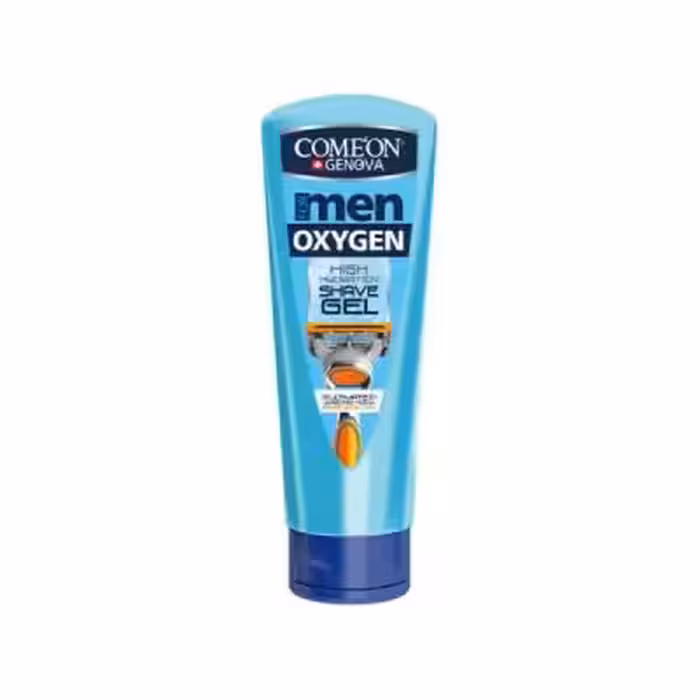 ژل اصلاح ریش مردانه اکسیژن 200 میل کامان