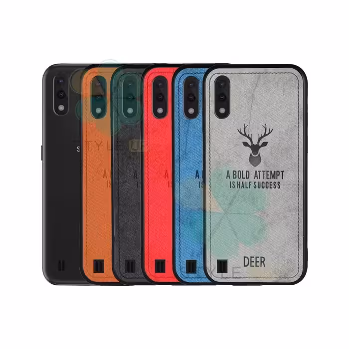 قاب گوشی سامسونگ Samsung Galaxy A01 پارچه ای طرح گوزن