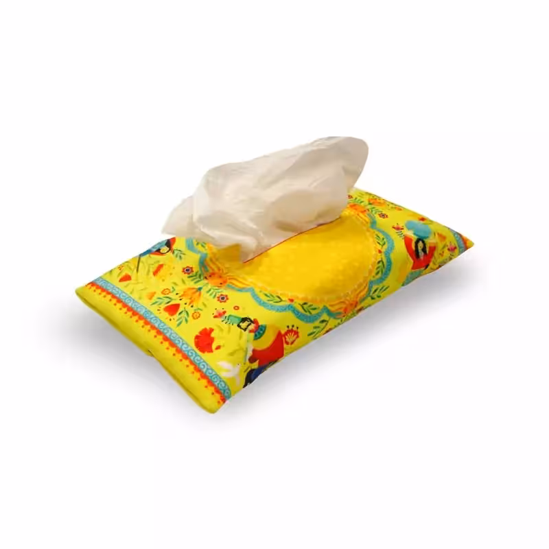 کاور دستمال کاغذی مخمل بهاران | amazonchi