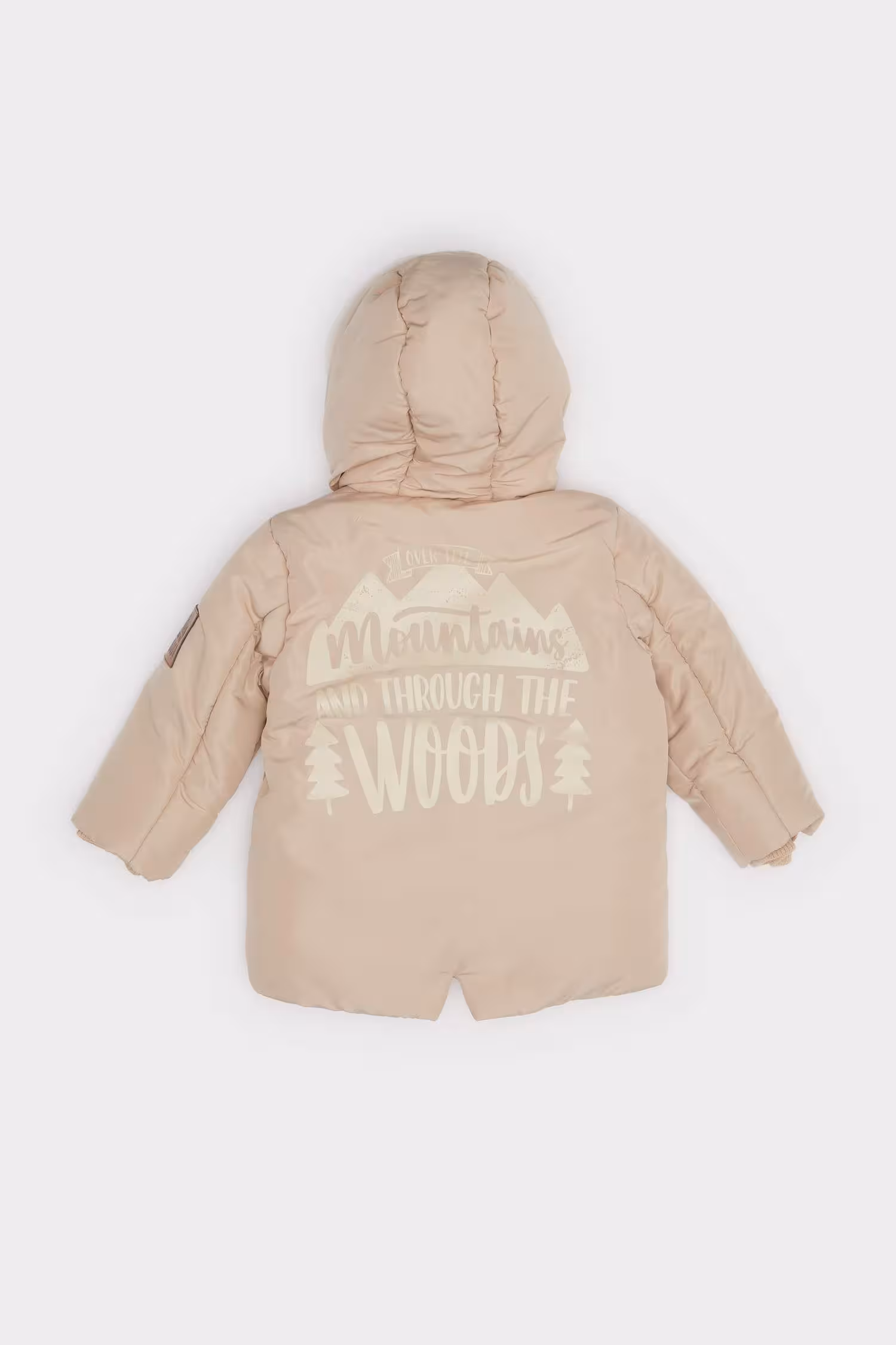 کاپشن نوزاد پسر بژ دفکتو