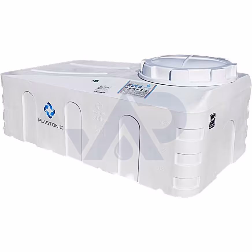 مخزن آب 800 لیتری سه لایه مکعبی کوتاه پلاستونیک