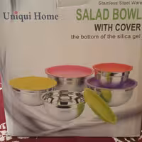 لگن استیل درب رنگی برند یونیک هوم