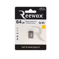 فلش مموری USB 3.2 ریووکس مدل Q-01 ظرفیت 64 گیگابایت رنگ طوسی