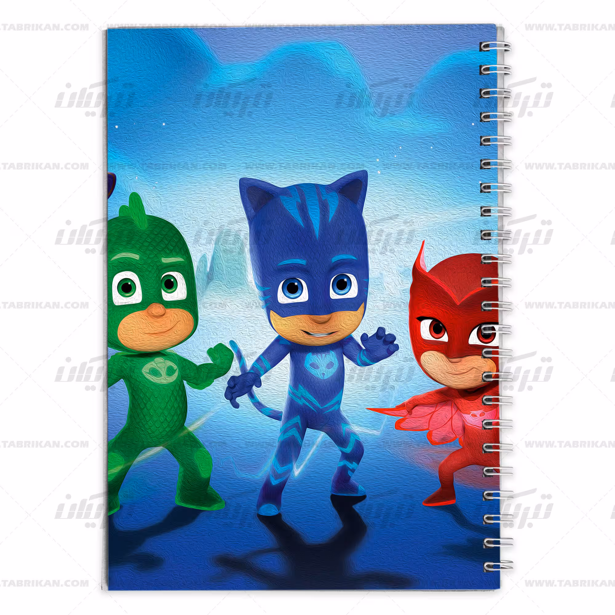 دفتر مشق کارتون گروه شب نقاب