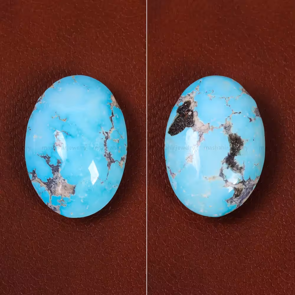 نگین فیروزه شجری کد 29567 - جواهری مشاهیر