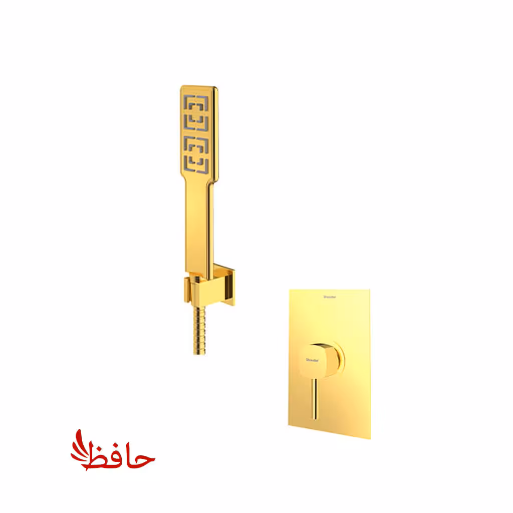 شیر حمام توکار شودر مدل رومر طلایی تیپ 2 BRASS